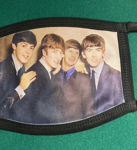 The Beatles Classic Face Mask Reusable Washable Double Layer - Picture 1 of 3