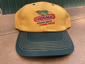 Sombrero de camionero vintage Dekalb K Products publicidad agrícola nuevo sin etiquetas - Imagen 1 de 5