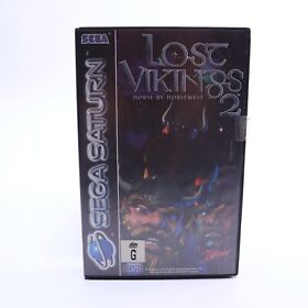CIB Sega Saturn Game Set - Lost Vikings 2 - PAL -