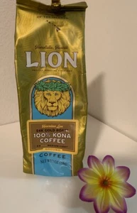 Hawaii LION 100% KONA Coffee GROUND Medium Roast 7oz - Picture 1 of 1