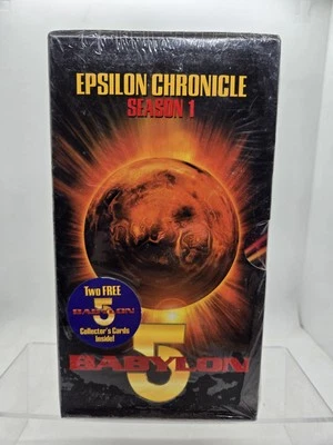 VHS Brand New sealed Babylon 5 Epsilon Chronicle Season 1 Two Collectors Cards - Image 1 of 4