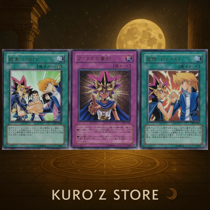 YuGiOh - YCB-001 YCB-002 JCY-002 - Yu-Jo Amicizia, Unità, Giudizio del Faraone - Immagine 1 di 2