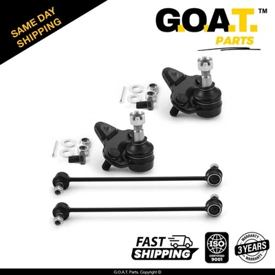 4 PC Front Sway Bar & Front Lower Ball Joint Kit for 2000-2005 Toyota Celica - Image 1 of 4