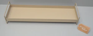 Boltze Tablett aus Metall Wolga Deko 50x16x9 cm Beige aus Metall Neu - Bild 1 von 2