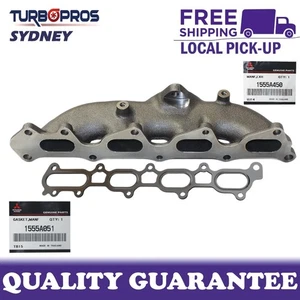 Genuine Exhaust Manifold & Gasket For Mitsubishi Challenger 4D56 2.5L 4WD - Picture 1 of 13