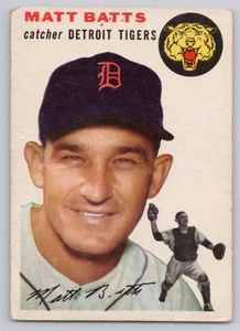 Matt Batts 1954 Topps Baseball #88 Detroit Tigers - Picture 1 of 2