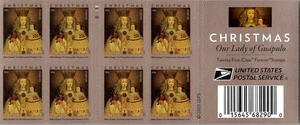 USPS BOOKLET OF 20 CHRISTMAS OUR LADY OF GUAPULO FOREVER STAMPS HOLIDAYS - Picture 1 of 2