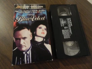 BLUE VELVET VHS AVANT-GARDE CINEMA DAVID LYNCH MACLACHLAN HOPPER 1986 NON-RENT - Picture 1 of 2