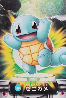 Pokemon Zukan Card Squirtle 184 Nintendo Advance Generation Japanese F9073 - Image 1 of 4