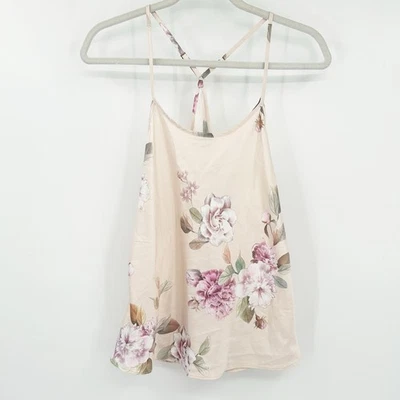 Новый с Ярлыками Anthropologie x Flora Nikrooz Эмили Charmeuse цветочный пижамы бак Cami Top S - Изображение 1 из 4