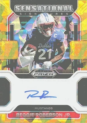 2023 Panini Chronicles Draft Picks #SS-RRJ Reggie Roberson Jr. Sensational Sign - Image 1 of 2