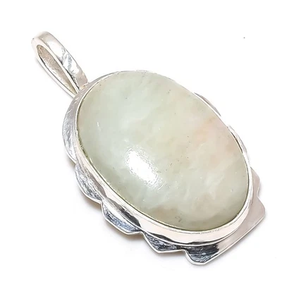 Joyería colgante de diseñador de plata de ley 925 hecha a mano con piedras preciosas de aguamarina Foto 1 de 4