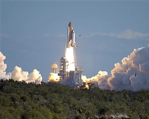 New 8x10 NASA Photo: Final Launch of Space Shuttle Columbia, Mission STS-107 - Picture 1 of 1