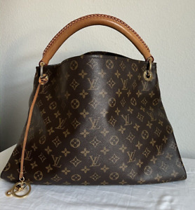 Authentic Louis Vuitton Artsy MM Monogram Canvas Hobo Shoulder Handbag Purse Bag