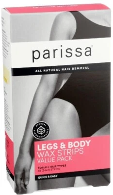 Legs & Body Wax Strips (Value Pack)  | Easy, Ready-to-Use Hair Removal Foto 1 de 4