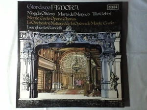 LAMBERTO GARDELLI Giordano: Fedora 2lp UK MARIO DEL MONACO COME NUOVO LIKE NEW!! - Picture 1 of 1