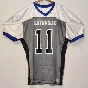 Smash Athletics Kaysville 11 Greay White Blue Black Jersey Made in USA Size XL - Picture 1 of 9