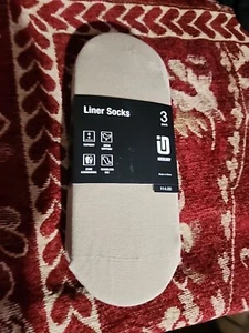 Liner Socks 3 Pack #SK16 No Show Tan - Picture 1 of 3