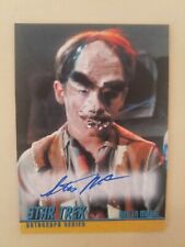 Star Trek Signed Auto TOS Limited Edition Remastered Steven McVeety Mask A285 VG
