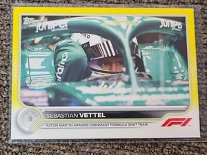 2022 Topps Fórmula Uno #12 SEBASTIAN VETTEL amarillo #/125, F1, Aston Martin - Imagen 1 de 2
