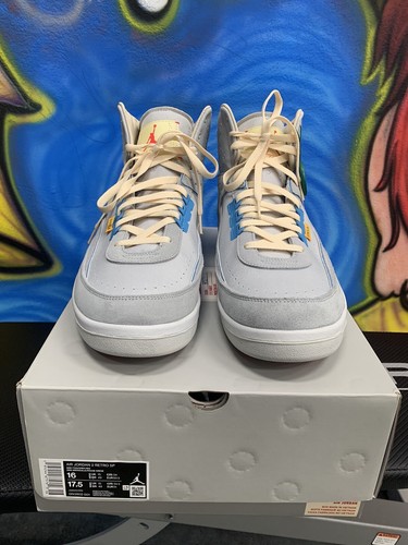 Air Jordan Retro 2 Union Grey taglia 16 rare