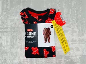 Pigiama neonato HEB Grocery Texas Brand Shop edizione limitata 6 mesi - Foto 1 di 5