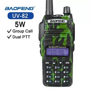 Walkie talkie BaoFeng UV-82 UHF VHF 136-174 MHz & 400-520 MHz doppia radio prosciutto - Foto 1 di 10