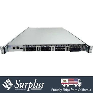 32 Port 10GB FCoE EMC MP-8000B Multi Switch w/ Rails | 8x 8GB FC Optics - Picture 1 of 7