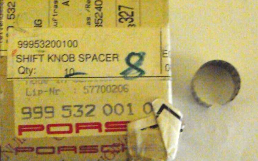 Perilla de cambio espaciador de manguito aplastante - 999 532 001 00 se adapta a Porsche 911/912/914 Foto 1 de 1