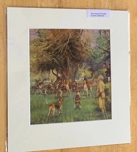 THE LIMERICK HOUNDS - N. Cawthorne; MOUNTED FOX-HUNTING PRINT. COUNTRY PURSUITS. - Picture 1 of 1