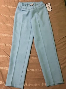 NWT WOMENS Bend Over Sky Blue GABARDINE PANTS / SLACKS  SIZE 8 - Picture 1 of 12