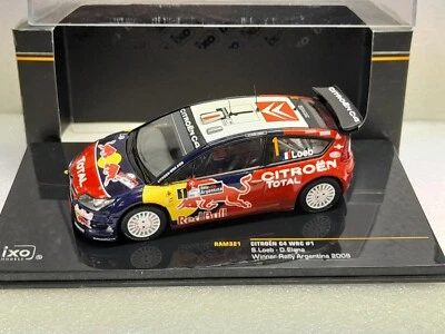 Ixo Ram 321 Citroen C4 WRC #1 Loeb/Elena winner R. Argentina 2008 1/43 - Immagine 1 di 2