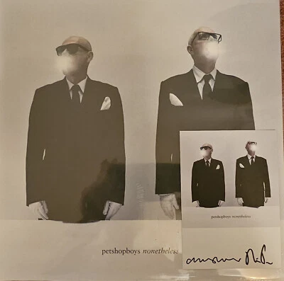 PET SHOP BOYS - NONETHELESS DELUXE WEISS LP SCHALLPLATTE SIGNIERTE KARTE - Bild 1 von 4