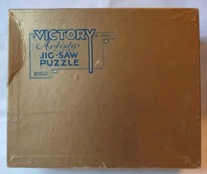 Victory Artistic Gold Box Autumn along the  Seine 1000 Piece Jigsaw Puzzle Rare  - Picture 1 of 21
