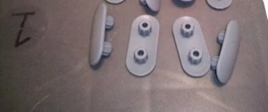 4PCS Toilet Seat Bumpers, Universal Toilet Lid Bumper Rubber Bumpers Each US - Picture 1 of 5
