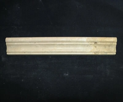 Riel de silla de mármol crema para pared piedra natural baño pasillo 12x1x2 CR-10 Foto 1 de 4