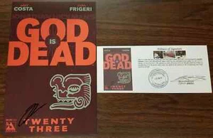 God is Dead (2013) #23 SIGNED by Jonathan Hickman Notarized Witness of Signature - Picture 1 of 5