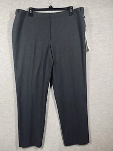 Calvin Klein Womens Career Pants Size 16 Straight Leg Highline Professional NWT - Picture 1 of 16