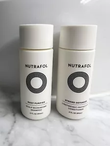Nutrafol shampoo and conditioner travel size set Of 2 oz 60 ml - Picture 1 of 2