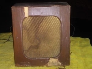 Vintage Tweed Extension Guitar Amp Speaker Cabinet Project 1950s-60's Utah Spkr - Picture 1 of 11