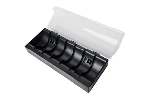 7 Day Date Label Dispenser for Large 50mm Labels - Heavy Duty Plastic | 7 Rolls - Picture 1 of 9