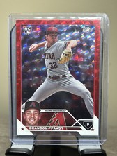 2023 Topps Update Brandon Pfaadt Red Rainbow Foil Parallel Rookie /199 #US6 Card