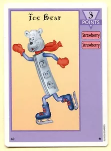 Gioco di Carte Pez Vintage #60 Orso di Ghiaccio Come Nuovo - Foto 1 di 2