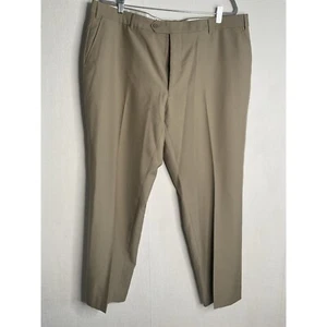 New Chiari Novara Made in Italy Men's Sz 42 R 100% Wool Dress Pants Beige 42/30 - Picture 1 of 8