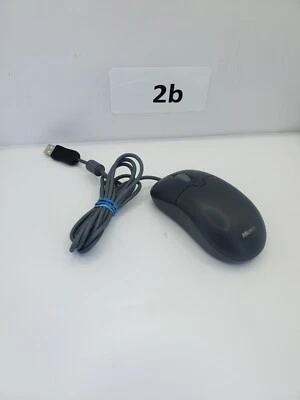 Microsoft Basic Optical Mouse 1.0A USB Wired Scroll Mouse - Image 1 of 4