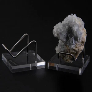 Acrylic Display Stand Easel for Mineral Crystal Ball Agate Holder Rack Support - Picture 1 of 6