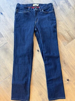 Pantalones de mezclilla para mujer Carhartt de franela a cuadros forrados calce original pierna recta azul 8 regular Foto 1 de 4