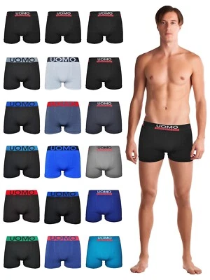 TEXEMP 4er-20er Pack Herren Boxershorts Microfaser Unterhose Unterwäsche Seamless Set