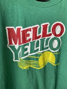 Mello Yello T Shirt Large Vintage Look Hip Streetwear Y2K Surfer Skate - Picture 1 of 5