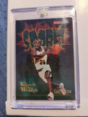 1995-96 NBA Hoops - Rock the House Gary Payton #386 - Image 1 of 2
